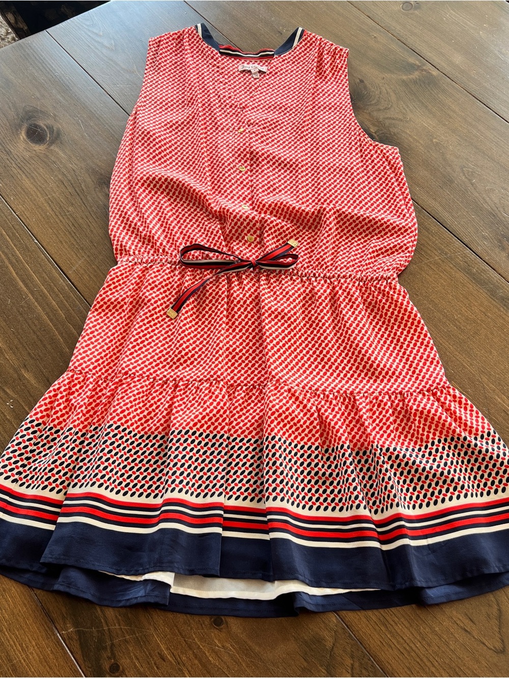 Juicy Couture Drop Waist Silk Dress-size 6